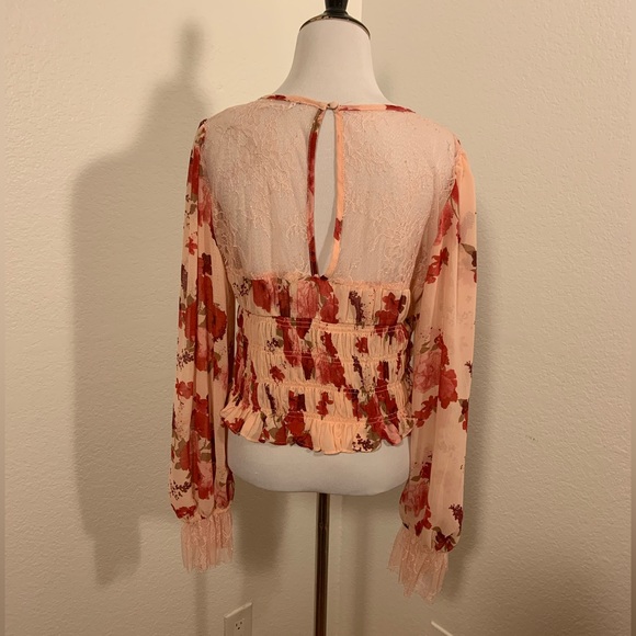 NWOT Free People Women’s Daphne Blouse Top - Picture 7 of 9